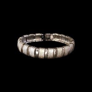 Vintage Napier-Style Silver Link Bracelet